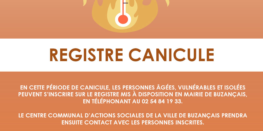 registre canicule